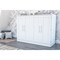 Bestar Pur 61W Full Cabinet Bed with Mattress, White 126193-000017 - alternate 5